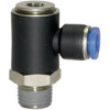 163.014-10  L-Steckverschraubung, Blaue Serie, drehbar, R 1/4 außen, L=29,9 mm