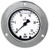 956  Glyzerinmanometer, Frontring, G 1/2 hinten exzentrisch, 0-10 bar, Dmr. 100