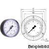 85117231  Rohrfeder-Manometer, RF63 D231, LB63-FR/25