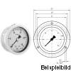 85124732  Rohrfeder-Chemiemanometer, mit Glyzerinfüllung, RF63CHGLY D732, GB63-FR/600 VA