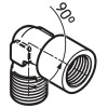 LAPA 90  Bogenfitting, 90 Grad