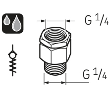LAPV 1/4  Ventilnippel, G 1/4